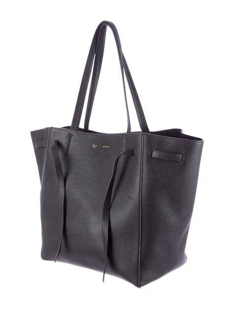 celine black cabas tote|celine cabas phantom tote bag.